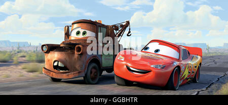 Autos USA 2006 John Lasseter Mater und McQueen Regie: John Lasseter Stockfoto