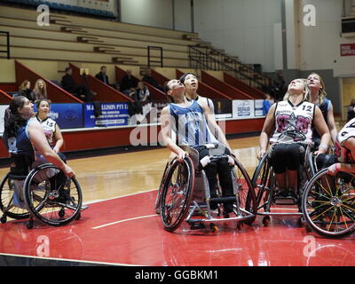 Womens National-Rollstuhl-Basketball-Liga 2016 Stockfoto