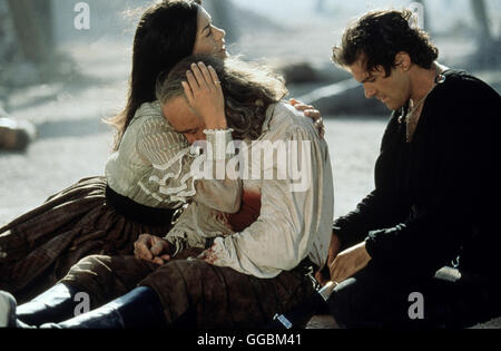 DIE MASKE DES ZORRO / die Maske des Zorro USA 1998 / Martin Campbell Mexiko, 1821. Diktator Montero feststeht Höhle als Zorro Bekannten Volkshelden Don Diego in Den Kerker Werfen. Zwei Jahrzehnte Später Gelingt Dem Adeligen die Flucht. In Dem Ungestümen Straßenräuber Alejandro Semesters äh Einen Würdigen sich. Hinter der Maske des Zorro Söll Artikelwort Nonne Mit scharfen Klinge Rache Nehmen. Szene Mit CATHERINE ZETA-JONES (Elena), ANTHONY HOPKINS (Don Diego De La Vega) Und ANTONIO BANDERAS (Alejandro/Zorro). Regie: Martin Campbell aka. Die Maske des Zorro Stockfoto