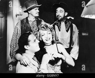 DER GROSSE BLUFF DESTRY RIDES AGAIN USA 1939 - George Marshall BRIAN DONLEVYS, MARLENE DIETRICH, Hinten: WARREN HYMER, ALLEN JENKINS Regie: George Marshall Stockfoto