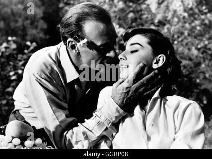 Liebe bin unübersehbaren Liebe in den Nachmittag USA 1957 - Billy Wilder Audrey Hepburn, Gary Cooper Regie: Billy Wilder Stockfoto