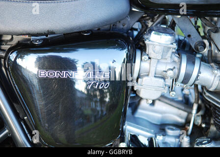 Triumph Boneville T100 Stockfoto