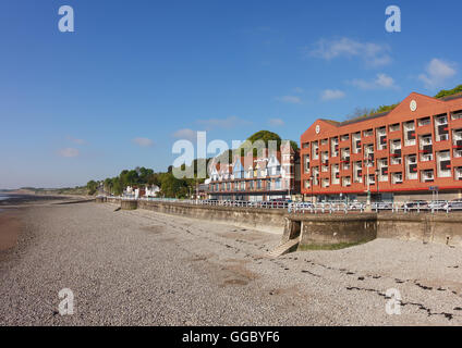 Die Esplanade in Penarth Stockfoto