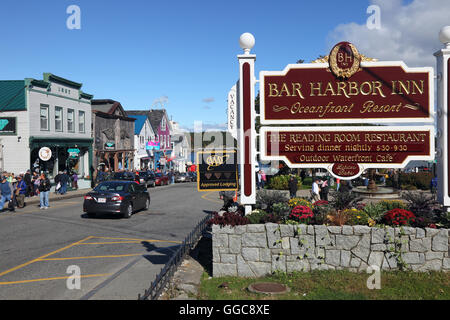 Geographie/Reisen, USA, Maine, Bar Harbor, Bar Harbor, Mt. Desert Island, Additional-Rights - Clearance-Info - Not-Available Stockfoto