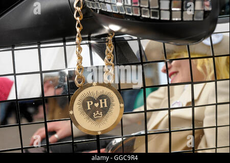 PAM Hogg @ Vauxhall ART CAR BOOT Messe 2009 Sonntag 14. Juni 12-6 Uhr 146 Brick Lane E1 Stockfoto