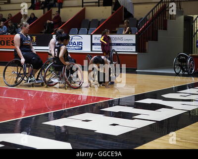 Womens National-Rollstuhl-Basketball-Liga 2016 Stockfoto