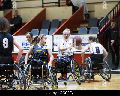 Womens National-Rollstuhl-Basketball-Liga 2016 Stockfoto