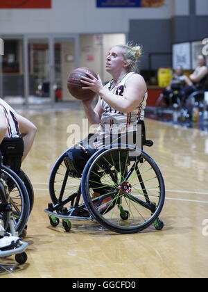 Womens National-Rollstuhl-Basketball-Liga 2016 Stockfoto
