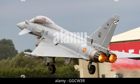 Eurofighter EF2000 spanische Luftwaffe beim Royal International Air Tattoo 2016 Stockfoto