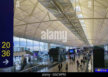 Hongkong, Mai 21:Hong Kong internationaler Flughafen am 21. Mai 2016 in Hongkong Stockfoto