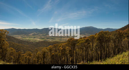 Tawonga Gap Lookout, Victoria, Australien Stockfoto