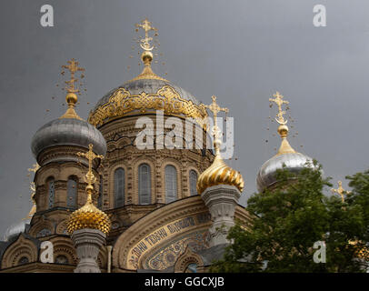 Kirche der Himmelfahrt der Jungfrau Maria, St. Petersburg, Russland Stockfoto