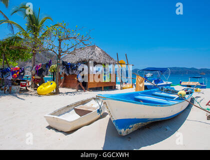 Tropischer Strand in Tortuga Insel, Costa Rica Stockfoto