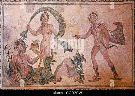 Geographie/Reisen, Zypern, Paphos, archäologischer Park, Haus des Dionysos, Zimmer 16, Apollo und Daphne, Additional-Rights - Clearance-Info - Not-Available Stockfoto