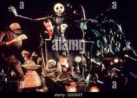 TIM BURTONS NIGHTMARE BEFORE CHRISTMAS / Nightmare before Christmas USA 1993 / Henry Selick SZENE Regie: Henry Selick aka. Nightmare before Christmas Stockfoto