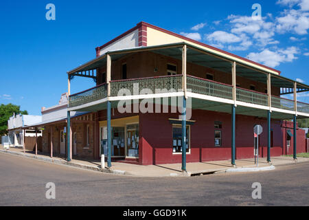 Ecke Medley und Mayne Straßen Gulgong historischen Goldbergbau Stadtzentrum NSW Australia Stockfoto