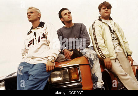 ABSOLUTE GIGANTEN / D 1999 / Sebastian Schipper FLORIAN LUKAS (Ricco), FRANK GIERING (Floyd), ANTOINE MONOT JR. (Walter)-Regie: Sebastian Schipper Stockfoto