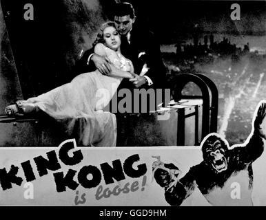 KING KONG UND DIE WEISSE FRAU / King Kong USA 1933 / Merian C. Cooper, E.B.Schoedsack Bild: BRUCE CABOT (Jack Driscoll), FAY WRAY (Ann Darrow) Regie: Merian C. Cooper, E.B.Schoedsack aka. King Kong Stockfoto