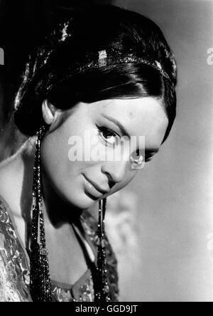 DER SCHATZ DER AZTEKEN / Les Mercenaires du Rio Grande BRD/Frankr/Italien 1964 / Robert Siodmak Bild: THERESA LORCA als Karia, Aufnahme aus "Der Schatz der Azteken" Regie: Robert Siodmak aka. Les Mercenaires du Rio Grande Stockfoto