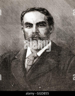 John Elliot Burns, 1858 – 1943.  Englische Gewerkschafter und Politiker. Stockfoto