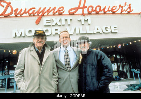 Latte FÜR HELDEN / Frühstück der Champions USA 1998 / Alan Rudolph Autor KURT VONNEGUT JR., Dwayne Hoover (BRUCE WILLIS) Und der Regisseur ALAN RUDOLPH Regie: Alan Rudolph aka. Breakfast of Champions Stockfoto