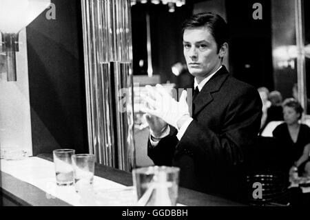 DER EISKALTE ENGEL / Le Samourai Frankreich/Italien 1967 / Jean-Pierre Melville Bild: ALAIN DELON als Jeff Costello Regie: Jean-Pierre Melville aka. Le Samourai Stockfoto