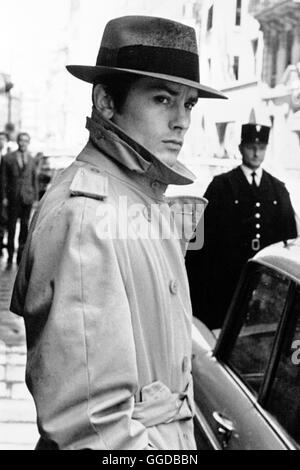 DER EISKALTE ENGEL / Le Samourai Frankreich/Italien 1967 / Jean-Pierre Melville Der Eiskalte Engel: ALAIN DELON als Profikiller Jeff Costello Regie: Jean-Pierre Melville aka. Le Samourai Stockfoto