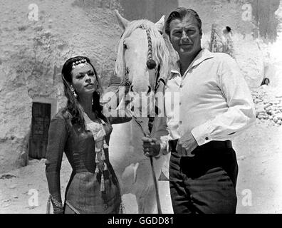 KARL MAY: IM REICH DES SILBERNEN LÖWEN / D 1965 / Franz Josef Gottlieb Bild: MARIE VERSINI Und LEX BARKER-Regie: Franz Josef Gottlieb Stockfoto