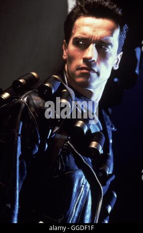 TERMINATOR II - TAG DER ABRECHNUNG / Terminator II - Urteil Tag USA 1991 / James Cameron Szene Mit ARNOLD SCHWARZENEGGER (Terminator). Regie: James Cameron aka. Terminator II - Tag des jüngsten Gerichts Stockfoto