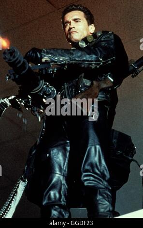 TERMINATOR II - TAG DER ABRECHNUNG / Terminator II - Urteil Tag USA 1991 / James Cameron Szene ARNOLD SCHWARZENEGGER (Terminator). Regie: James Cameron aka. Terminator II - Tag des jüngsten Gerichts Stockfoto