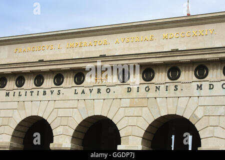 Hofburg Palace Gate In Wien. Erbaut im 13. Jahrhundert Hofburg Palast Stockfoto