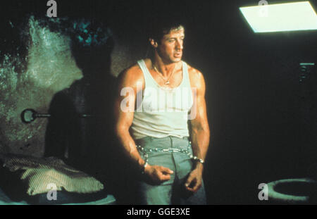 LOCK UP - ÜBERLEBEN IST ALLES / USA 1989 einsperren / John Flynn SYLVESTER STALLONE in "Lock Up", 1989. Regie: John Flynn aka. Einsperren Stockfoto