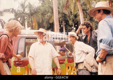 JURASSIC PARK / Jurassic Park USA 1993 / Steven Spielberg LAURA DERN, SIR RICHARD ATTENBOROUGH, MARTIN FERRERO, JEFF GOLDBLUM, SAM NEILL, in "Jurassic Park", 1993. Regie: Steven Spielberg aka. Jurassic Park Stockfoto