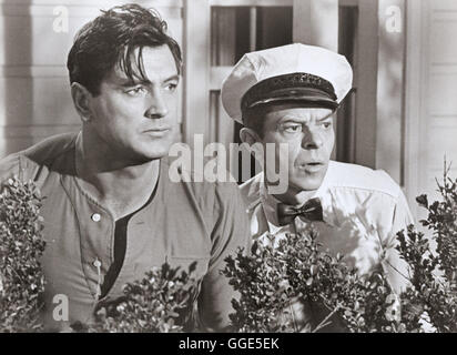 SCHICK MIR KEINE BLUMEN / senden Sie mir keine Blumen USA 1964 / Norman Jewison Szene Mit ROCK HUDSON (George, li.). Regie: Norman Jewison aka. Senden Sie mir keine Blumen Stockfoto