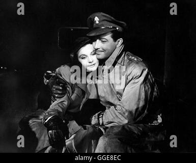 IHR ERSTER MANN / Waterloo Bridge USA 1940 / Mervyn Leroy Szene Mit VIVIEN LEIGH (Myra Lester) Und ROBERT TAYLOR (Roy Cronin). Regie: Mervyn Leroy aka. Waterloo Bridge Stockfoto