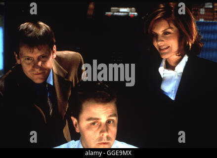 STERBEN, THOMAS CROWN AFFAIRE / The Thomas Crown Affair USA 1999 / John McTiernan Szene Mit DENIS LEARY (Detective Michael McCann, Li) Und RENE RUSSO (Catherine Banning). Regie: John McTiernan aka. The Thomas Crown Affair Stockfoto