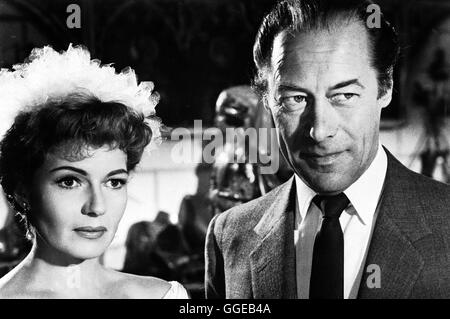 RENDEZVOUS IN MADRID / die glückliche Diebe / einmal ein stehlen USA 1961 / George Marshall Filmszene Mit RITA HAYWORTH (Eve Lewis) Und REX HARRISON (Jim Bourne)-Regie: George Marshall aka. Die glückliche Diebe / einmal ein Thieve Stockfoto