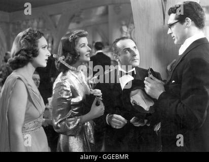 LEOPARDEN NACHKRIEGSFILMEN Mann NICHT / Bringing up Baby USA 1938 / Howard Hawks TALA BIRELL (Mrs.Lehman), KATHARINE HEPBURN (Susan Vance), FRITZ FELD (Mr.Lehman), CARY GRANT (David Huxley), in Howard Hawks Screwball-Komödie: "Leoparden Nachkriegsfilmen Mann Nicht", 1938.  Regie: Howard Hawks aka. Bringing up Baby Stockfoto