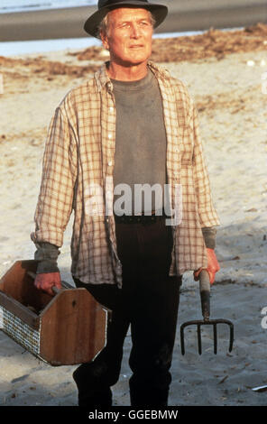 MESSAGE IN A BOTTLE - DER BEGINN EINER GROßEN LIEBE / Message In A Bottle USA 1999 / Luis Mandoki Beim Joggen am Strand Semesters Redakteurin Theresa Eine Flaschenpost. Der Innige Geburtstagskalender ein Eine Tote Unbekannte feststeht Sie Nicht Mehr Los. Sie Macht Sich Auf die Suche Nach Dem Absender Und Erfurts Den Schiffsbauer Garret Blake. Szene Mit PAUL NEWMAN als Dodge Blake Regie: Luis Mandoki aka. Message In A Bottle Stockfoto