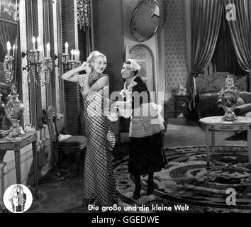 GROSSE UND DIE KLEINE WELT sterben / DIE TOCHTER DES BOTSCHAFTERS / Deutschland 1935 / Johannes Riemann Filmszene Mit LIANE HAID Regie: Johannes Riemann Stockfoto