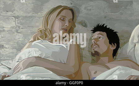 WAKING LIFE / Waking Life USA 2001 / Richard Linklater Einem Mann Erscheinen Im Traum Gegenspieler Menschen, die Über Ihr Leben Philosophieren... Szene. Regie: Richard Linklater aka. Waking Life Stockfoto