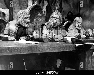 PLANET DER AFFEN / Planet Of The Apes USA 1967 / Franklin J. Schaffner Filmszene aus "Planet der Affen", 1967. Regie: Franklin J. Schaffner aka. Planet der Affen Stockfoto