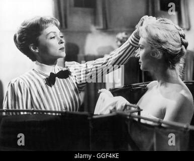 MÄDCHEN IN UNIFORM / Deutschland 1958 / GÄza von Radvanyi LILLI PALMER, BLANDINE EBINGER in "Mädchen in Uniform", 1958. Regie: GÄza von Radv nyi Stockfoto