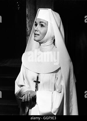 DOMINIQUE - DIE SINGENDE HENNY / The Singing Nun USA 1965 / Henry Koster DEBBIE REYNOLDS als Ordensschwester Anna. / Regie: Henry Koster aka. Die singende Nonne Stockfoto