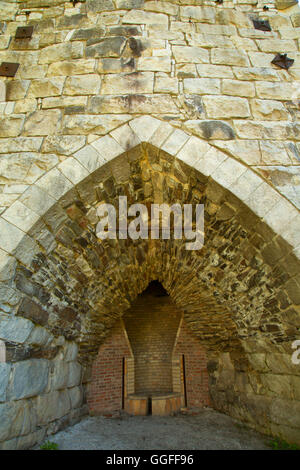 Casting-Bogen, Beckley Ofen Industrial Monument, Connecticut Stockfoto