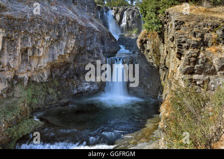 White River und himmlischen verliebt sich in Tygh Tal Oregon Stockfoto