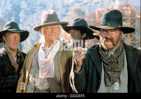 ZURÜCK IN sterben ZUKUNFT III / zurück in die Zukunft III USA 1989 / Robert Zemeckis CHRISTOPHER LLOYD (Dr. Emmett Brown), THOMAS F. WILSON (Buford Tannen)-Regie: Robert Zemeckis aka. Zurück in die Zukunft III Stockfoto