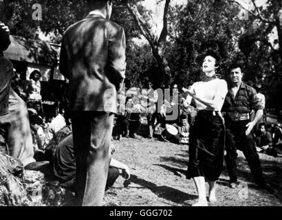 DIE BARFÜßIGE GRÄFIN / The Barefoot Contessa USA 1954 / Joseph L. Mankiewicz Szene Mit AVA GARDNER (Maria Vargas), "The Barefoot Contessa", 1954. Regie: Mankiewicz aka. Die Barefoot Contessa Stockfoto