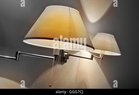 Wandleuchte. Element des Designs Stockfoto