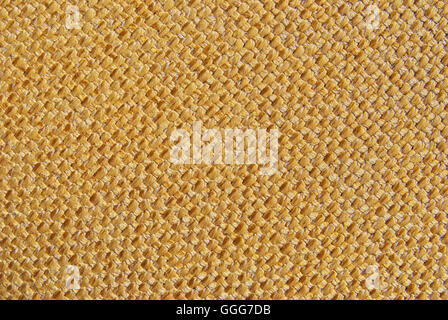 Gelber Stoff Textil. Stockfoto